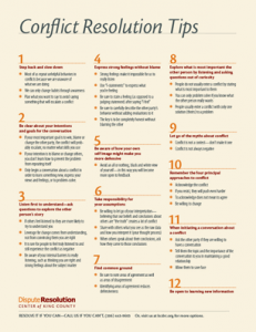 conflictresolution_poster Conflict Resolution poster